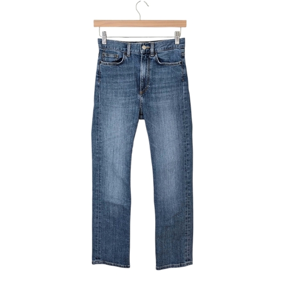 Jeanerica Jean Co. Eiffel Straight Leg Mid Vintage Jeans Women's 25X29 - Picture 2 of 10